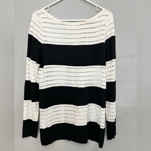 Bailey 44 Women’s Top Size Medium Black & White